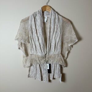 NWT Anna Sui lace top 12